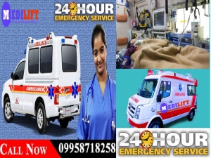 Avail ICU Emergency Ambulance Service in Delhi with Doctor